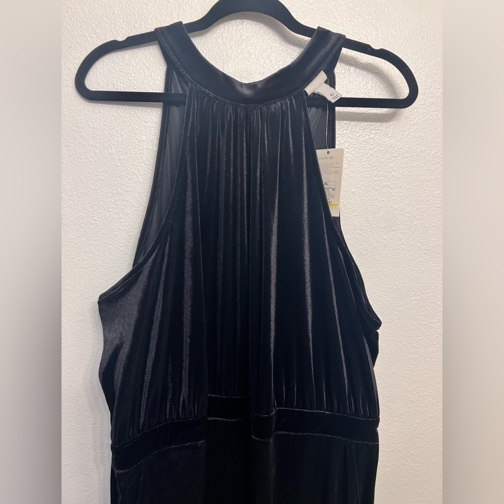 a new day Black Halter Jumpsuit - Picture 4 of 14